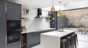Modern Charcoal Kitchen Transformation