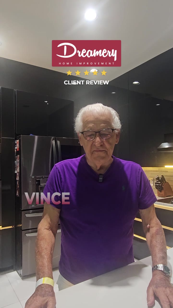 Client Review: Vince’s Handleless Kitchen in Davie