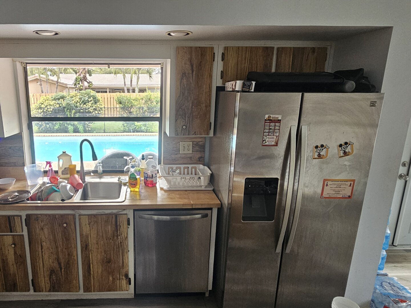 Navy Blue Shaker Kitchen — Dreamery Project — before renovation, South Florida